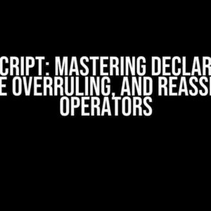 Pine Script: Mastering Declaration, Variable Overruling, and Reassignment Operators