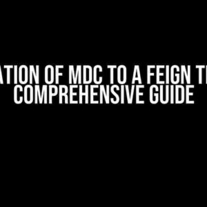 Propagation of MDC to a Feign Thread: A Comprehensive Guide