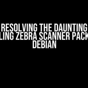 Python: Resolving the Daunting Issue of Installing Zebra Scanner Package on Debian