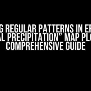 Unveiling Regular Patterns in ERA5-Land “Total Precipitation” Map Plots: A Comprehensive Guide